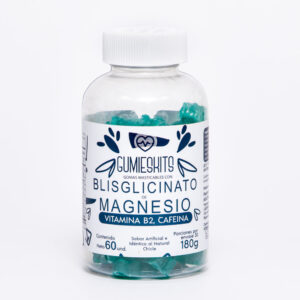 Gomas con bisglicinato de magnesio